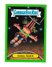 2012 Garbage Pail Kids Brand New Series 1 Green #27b Aerial Alice
